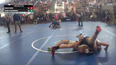 167 lbs Champ. Round 1 - Noah King, Bellefontaine Chieftains vs Gabe Castrejon, Dublin Scioto