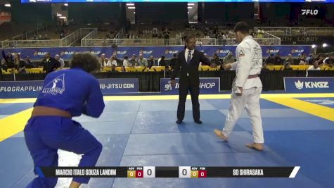 So Shirasaka vs Marcio Italo Souza Landim 2026 Pan Jiu Jitsu IBJJF Championship