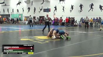 165 Freshman/Soph Cons. Round 4 - DJ Slovick, University Of Pittsburgh-Bradford vs Andrew Howison, St. Clair