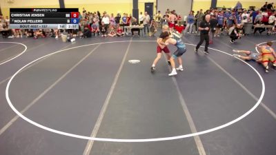 157 lbs Champ. Round 1 - Christian Jensen, MN vs Nolan Fellers, IA