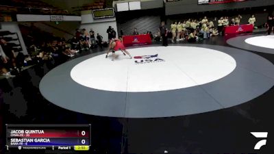 157 lbs Round 4 (16 Team) - Jacob Quintua, CMWA-FR vs Sebastian Garcia, BAWA-FR