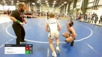 132 lbs Rr Rnd 2 - Tyler Lavin, Indiana Outlaws White vs Trenden Bashore, Attrition Wrestling Gold