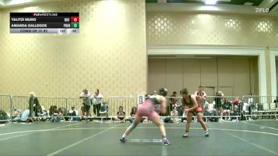 123 lbs Consi Of 32 #2 - Yalitzi Muro, DUB Wrestling vs Amanda Gallegos, Pounders WC