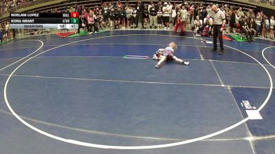 45 lbs Quarters - Noelani Lopez, Montrose Elite vs Kora Grant, Athlos Wrestling