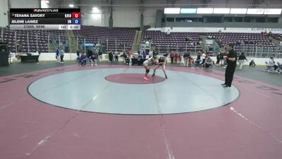 160 lbs Cons. Semi - Tehana Savory, New Jersey City University vs Jelene Lainez, Bridgeport