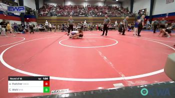 106 lbs Round Of 16 - Austin Thatcher, Wagoner Takedown Club vs Cordeus Wahl, Bristow Youth Wrestling