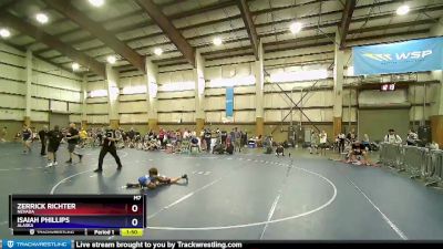 56 lbs 5th Place Match - Zerrick Richter, Nevada vs Isaiah Phillips, Alaska