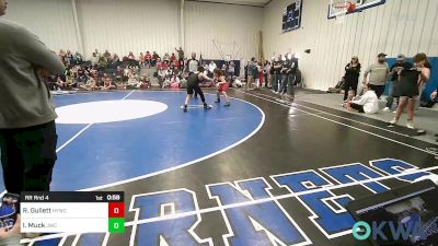 120 lbs Rr Rnd 4 - Rance Gullett, Hilldale Youth Wrestling Club vs Isaiah Muck, Jay Wrestling Club