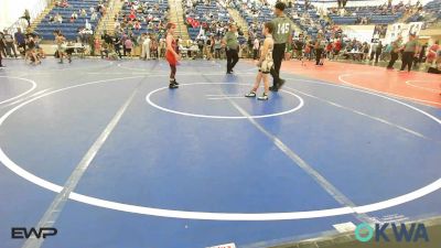 90 lbs Consi Of 4 - Ray Tugmon, Locust Grove Youth Wrestling vs Tucker Piersol, Claremore Wrestling Club