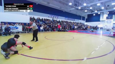 113 lbs Cons. Round 3 - Leland Hodges, Indio vs Jayren Chan, Ayala