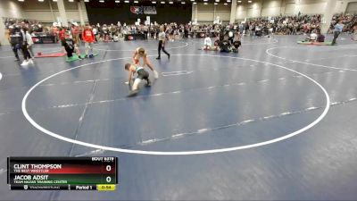 100 lbs Cons. Round 2 - Jacob Adsit, Team Nazar Training Center vs Clint Thompson, The Best Wrestler