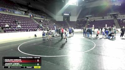 120-125 lbs Round 3 - Jaxson Loesel, Widefield Wrestling Club vs Adaliah Vargas, Widefield Wrestling Club