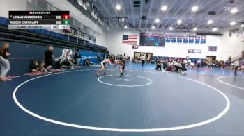 150 lbs Cons. Round 2 - Logan Anderson, Worland vs Riggin Cathcart, Burns/Pine Bluffs
