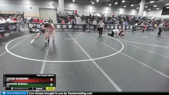 145 lbs 7th Place Match - Auston Eudaly, CO vs Jacob Goodwin, KS