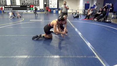 139 lbs Consy 7 - Mason Sanderson, State College vs Nico Diaz, State College