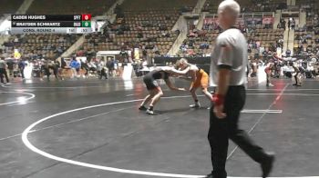 6A 165 lbs Cons. Round 4 - Caden Hughes, Spanish Fort vs Brayden Schwartz, Baldwin County