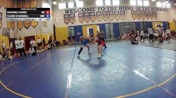 140 lbs Round 5 (6 Team) - Julianna Caisse, Florida Phoenix Wrestling Club vs Claire O`Donnell, Head Hunters