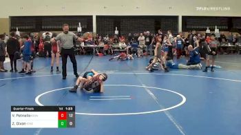 57 lbs Quarterfinal - Vincent Petriello, RedNose ES vs Zack Dixon, KT Kidz ES