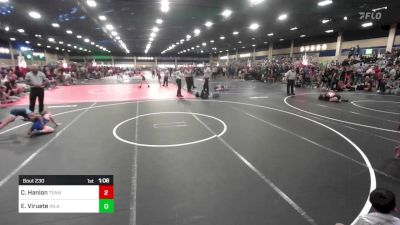 73 lbs Semifinal - Elijah Goku Viruete, Inland Elite vs Clace Hanlon, Team Hanlon