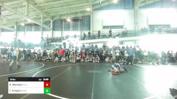 61 lbs Consolation - Anthony Mendez, Outlaws WC vs Terrence Aragon, SoCal Grappling