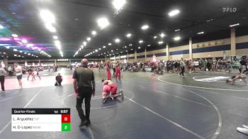 130 lbs Quarterfinal - Lilly Arguellez, TUF California Wr Ac vs Harmony Coronado-Lopez, Boom Wrestling