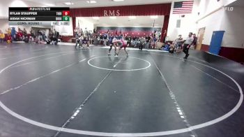132 lbs Cons. Round 1 - Aidan Hickman, Douglas vs Rylan Stauffer, Thermopolis