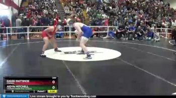 220 lbs Cons. Round 3 - Davin Mattimoe, Central vs Aidyn Mitchell, Thunder Basin High School