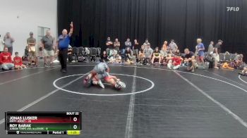 105 lbs Round 6 (8 Team) - Jonas Lusker, Dirty Jersey vs Roy Barak, Junior Terps USA Allstars