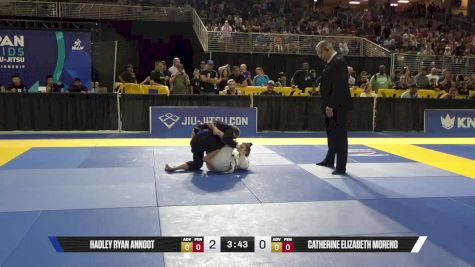 Catherine Elizabeth Moreno vs Hadley Ryan Annoot 2025 Pan Kids Jiu-Jitsu IBJJF Championship