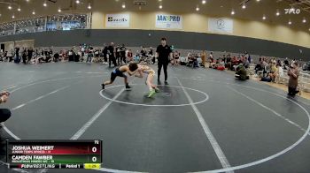 72 lbs Round 4 (6 Team) - Joshua Weimert, Junior Terps Xpress vs Camden Fawber, Midlothian Miners WC