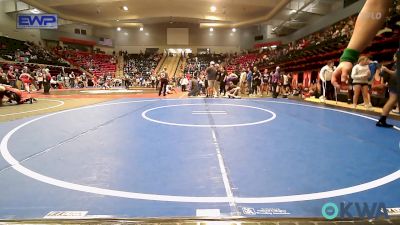 112 lbs Consolation - Raymond Melgarejo, Tulsa Blue T Panthers vs Shane Dollar, Sperry Wrestling Club