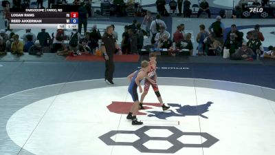 88 lbs Cons. Sub-semis - Logan Rang, Pennsylvania vs Reed Akkerman, Wisconsin