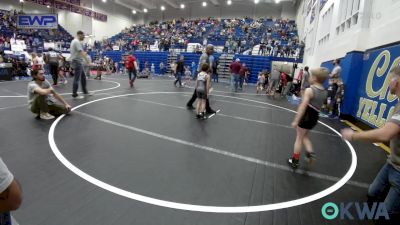 49 lbs Consi Of 8 #1 - Wayne Houpt, Carl Albert vs Nash Davis, Choctaw Ironman Youth Wrestling