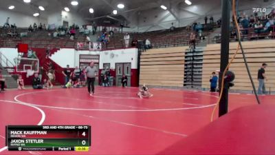 66-73 lbs Cons. Round 2 - Jaxon Stetler, Rhyno WA vs Mack Kauffman, Region WA