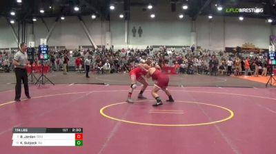 174 lbs Quarterfinal - Bo Jordan, Ohio State University vs Keaton Subjeck, Stanford