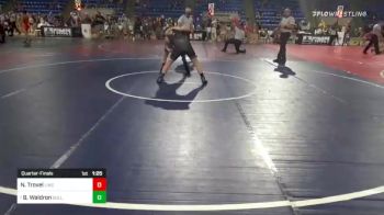 130 lbs Quarterfinal - Noah Troxel, Lincoln Hawks vs Beau Waldron, Bulltrained