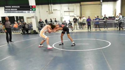 132 lbs Consi Of 32 #1 - Yandel Morales, FL vs Lucas Reeves, PA