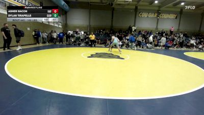 160 lbs Consi Of 16 #1 - Asher Bacon, Faith Christian (PA) vs Dylan Tirapelle, Clovis