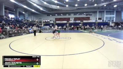 165 lbs Quarterfinal - Araya Guilmette, Shenendehowa-2 vs Mikaela Tepley, Harborfields-11