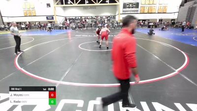 184B lbs Rr Rnd 1 - Justin Mayes, Cornell vs Luke Rada, Harvard