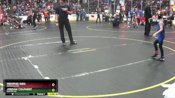 49 lbs Champ. Round 1 - Memphis Ried, Dansville WC vs Jordan Colpaert, Dakota WC