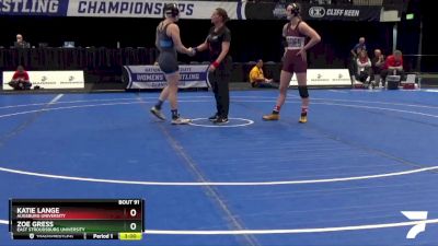 143 lbs Champ. Round 2 - Katie Lange, Augsburg University vs Zoe Gress, East Stroudsburg University