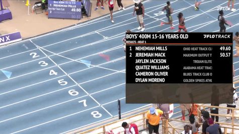 Youth Boys' 400m, Semi-Finals 2 - Age 15-16