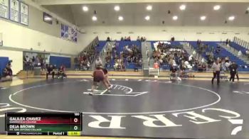 180 lbs Quarterfinal - Deja Brown, Mt. San Antonio College vs Galilea Chavez, Bakersfield College