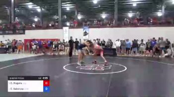 86 kg Quarterfinal - Caden Rogers, Lehigh Valley Wrestling Club vs Cael Valencia, Sunkist Kids Wrestling Club