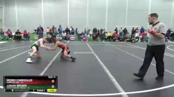 138 lbs Round 2 (4 Team) - Pedro Carrizales, Nebraska Red vs Logan Brown, South Dakota Frenzy