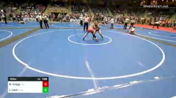 132 lbs Quarterfinal - Makaelyn Gregg, Hurricane Wrestling Academy vs Carla West, Team Mongoose