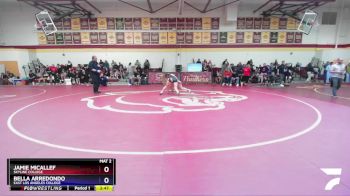 160 lbs Champ. Round 1 - Bella Arredondo, East Los Angeles College vs Jamie Micallef, Skyline College