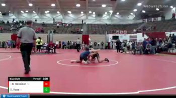 138 lbs Cons. Round 7 - Devin Heneisen, Evansville Harrison vs Gabe Rose, Switzerland County