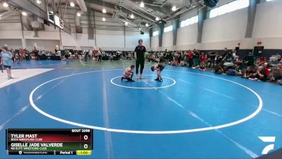 83 lbs Quarterfinal - Tyler Mast, Rock Wrestling Club vs Giselle Jade Valverde, NB Elite Wrestling Club